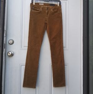 Ag Adriano Stevie Slim Straight Corduruy Pants 26R